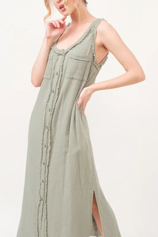 And The Why Washed Gauzed Patch Pocket Tank Midi Dress 00954806749a400c8a0fc5ad922760a3-Max-Origin