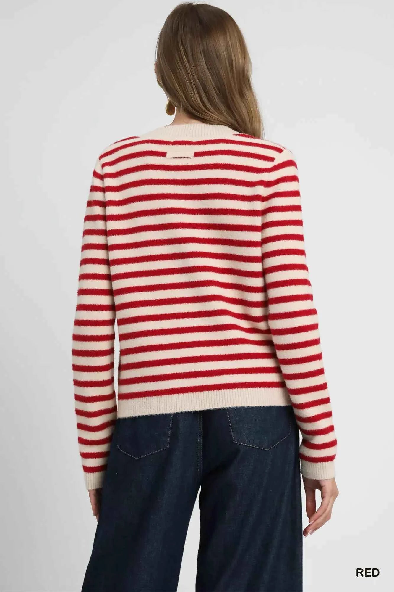 Umgee Striped Knit Button-Up Cardigan 01d09ae4-bd4a-40c9-97e2-dc3fb16423fa-Max-Origin