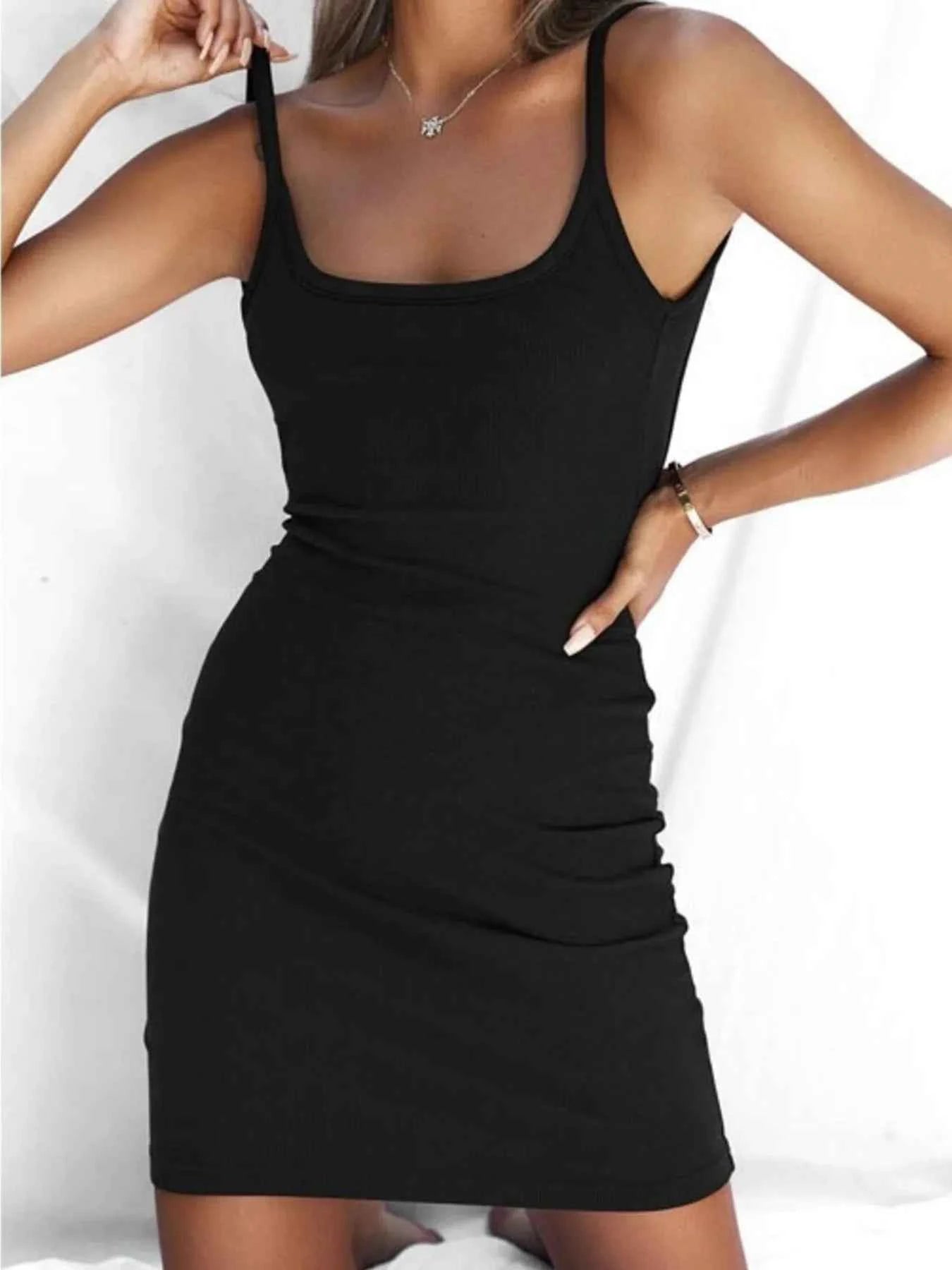 Backless Scoop Neck Bodycon Cami Dress Black 021a92bc-e347-4b89-9077-1f63edee4301-Max-Origin