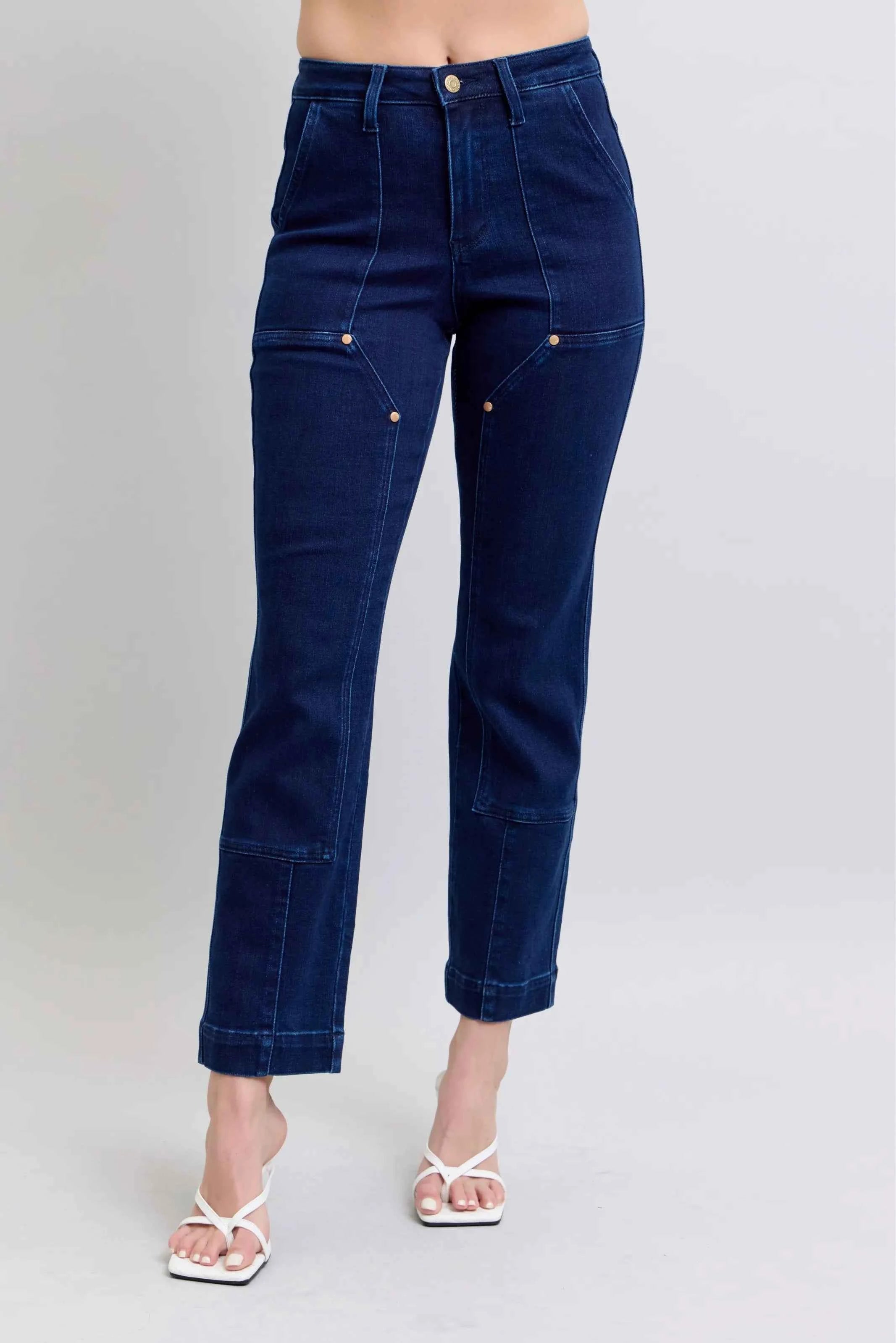 Judy Blue Full Size Hw Work Wear Knee Patch Straight Jeans Plus Size DK 031a5194c61d472692cafc89d48348f5-Max-Origin