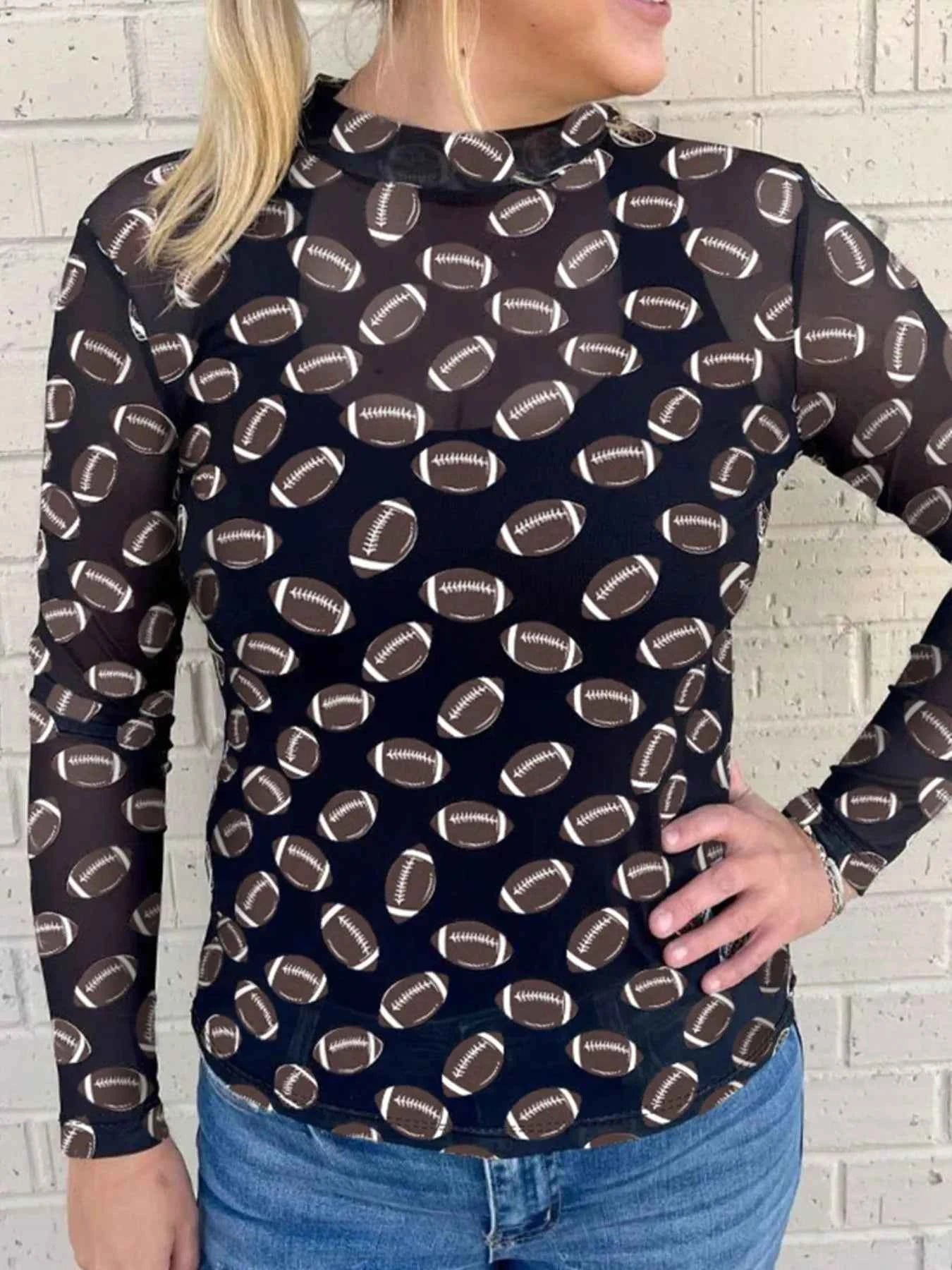 Game Day Football Print Long Sleeve T-Shirt 039d65d0-3a0e-4a6c-a135-a7643dd3a55e-Max-Origin