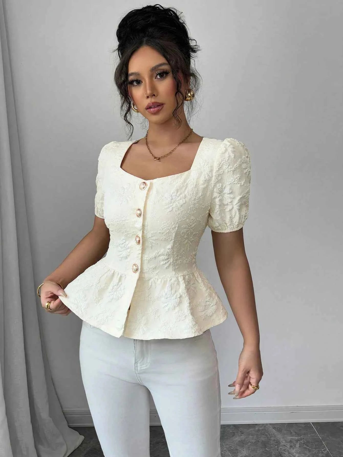Peplum Button-Front Blouse 03a11eb5-02eb-4a59-8017-f23a4f14d643-Max-Origin