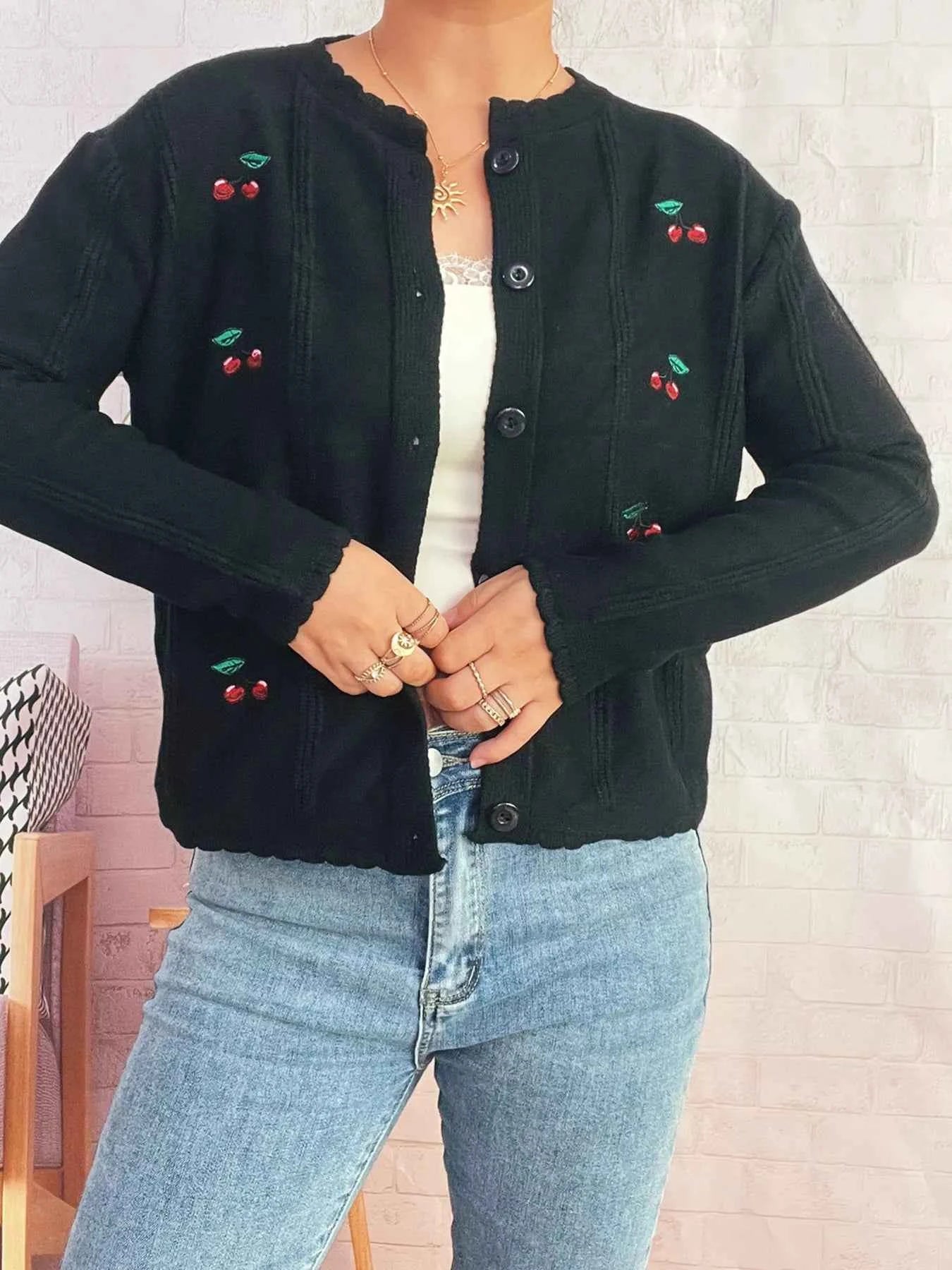 Cherry Embroidered Button Up Cardigan 03c8208e45164bc1a3cbb2a4c7528839-Max-Origin