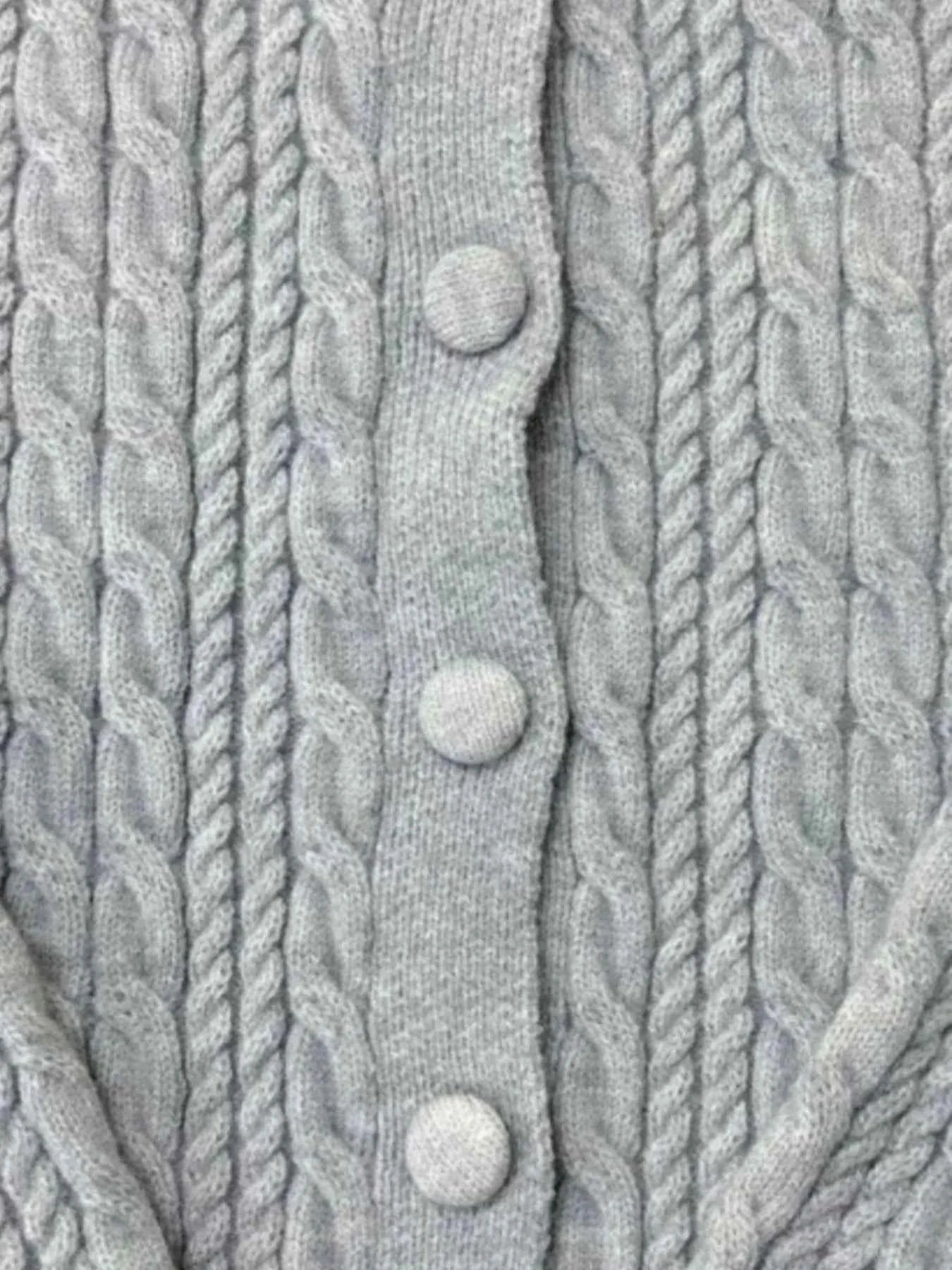Cable Knit Button-Up Cardigan 07110265ec194f49b5942c121cbd68db-Max-Origin