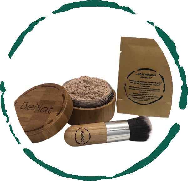 Translucent Loose Powder Set As Shown One Size 080cc585-9dc5-4e32-9d46-66f85cb2852f