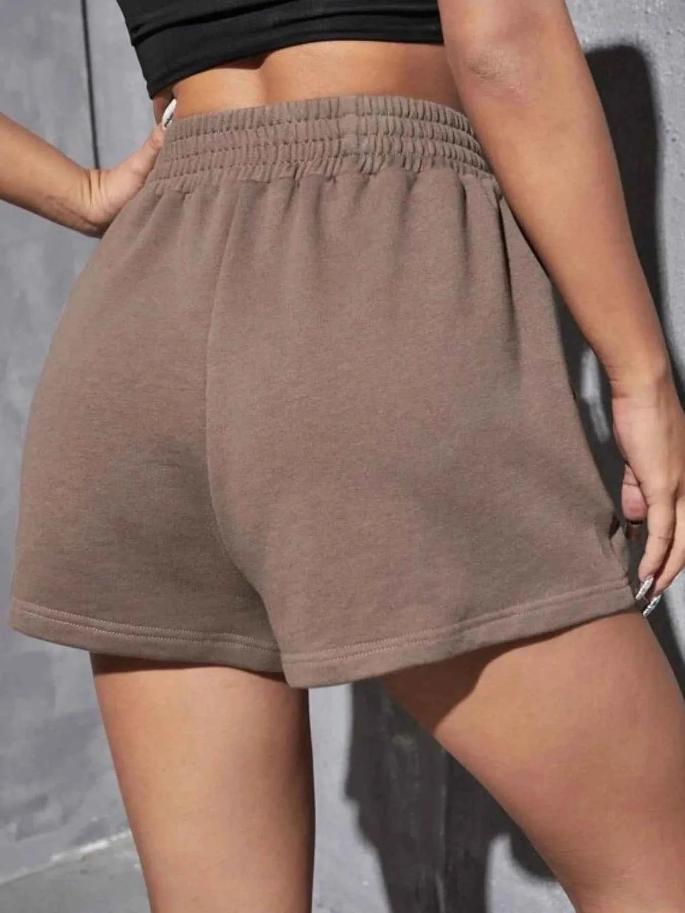Elastic Waist Shorts with Pockets 081681cc-bfa9-4ec0-a3c7-917c1b235e52-Max-Origin