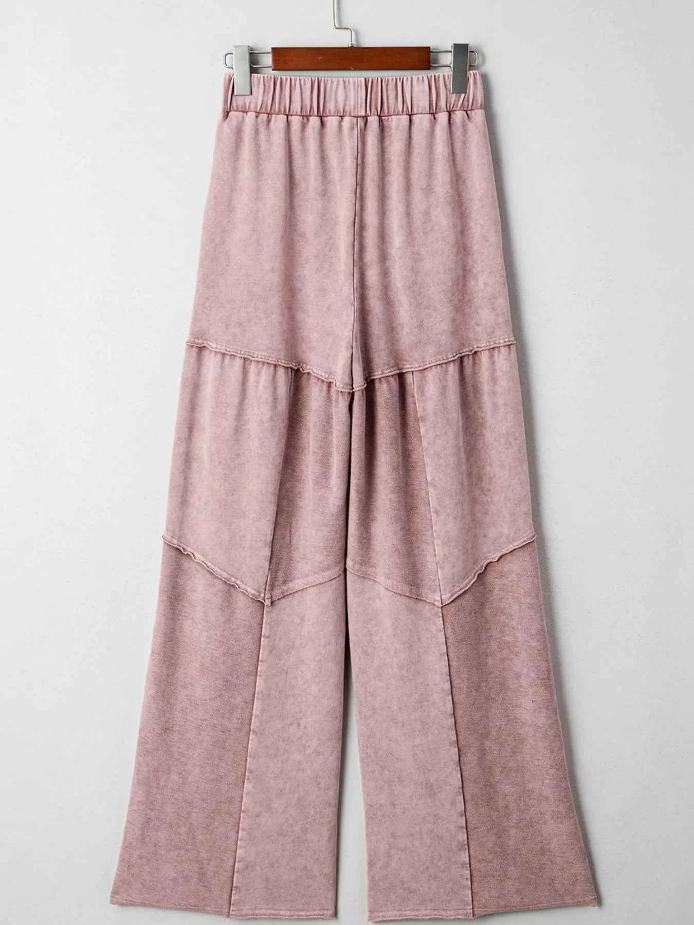 Mineral Wash Tiered Wide Leg Patchwork Drawstring Pants 0b0a3a1040fc4f0ab30f314f68683f29-Max-Origin