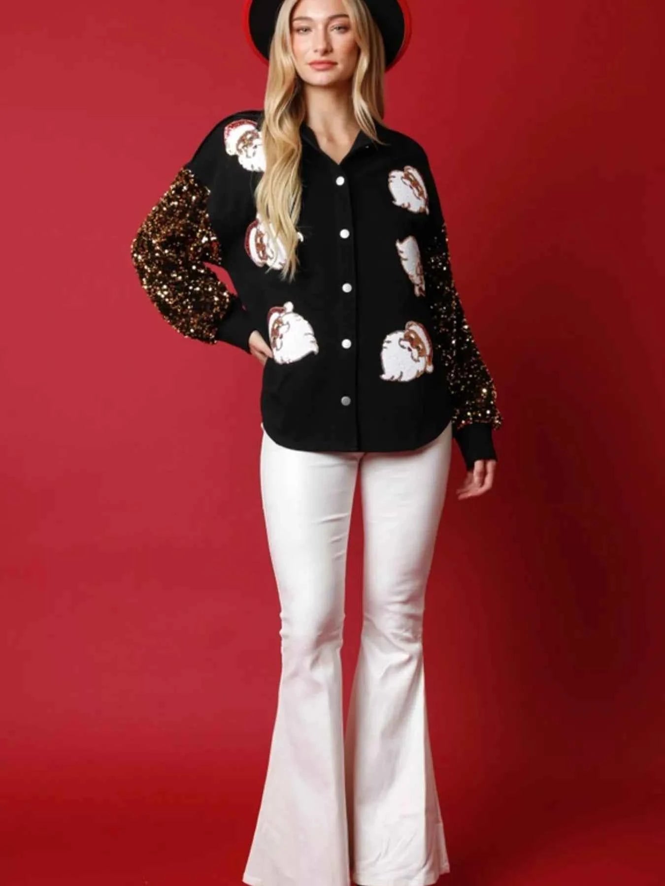 Christmas Santa Sequin Long Sleeve Shirt 0b53afddd77147bf888d8e31cabafb14-Max-Origin