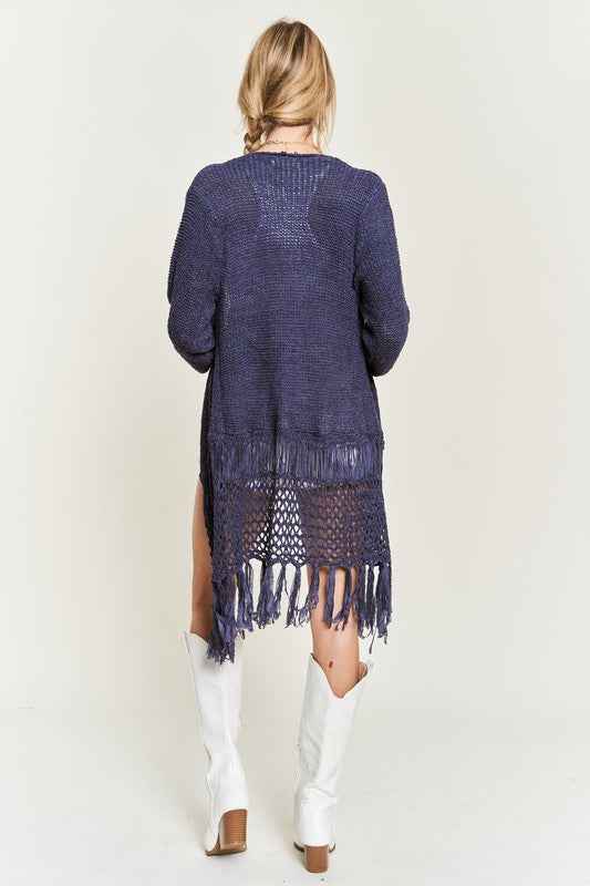 FRINGE KNIT CARDIGAN KRT1001 0dc416ad-c008-4b4f-82e1-864d7e9709e8