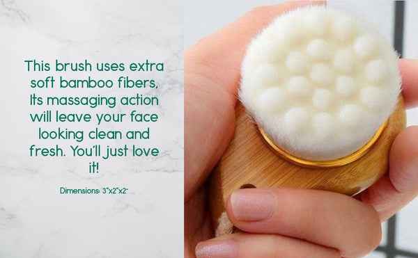 Facial Brush with Bamboo Handle 0de22000-1097-457d-8880-fffcbcd99b97
