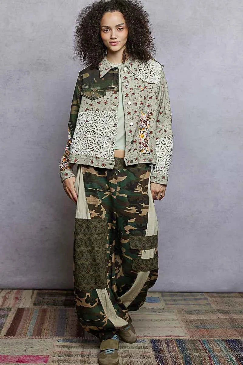 POL Floral Printed French Terry Jacket with Crochet Contrast 0e1cff19-5190-4fd2-b305-75ecc0c0989d-Max-Origin