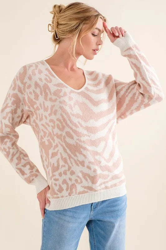 And The Why Leopard Zebra Combo Casual Sweater Top 0e7fa8c4a7c24212bf13e4e38801c1c7-Max-Origin
