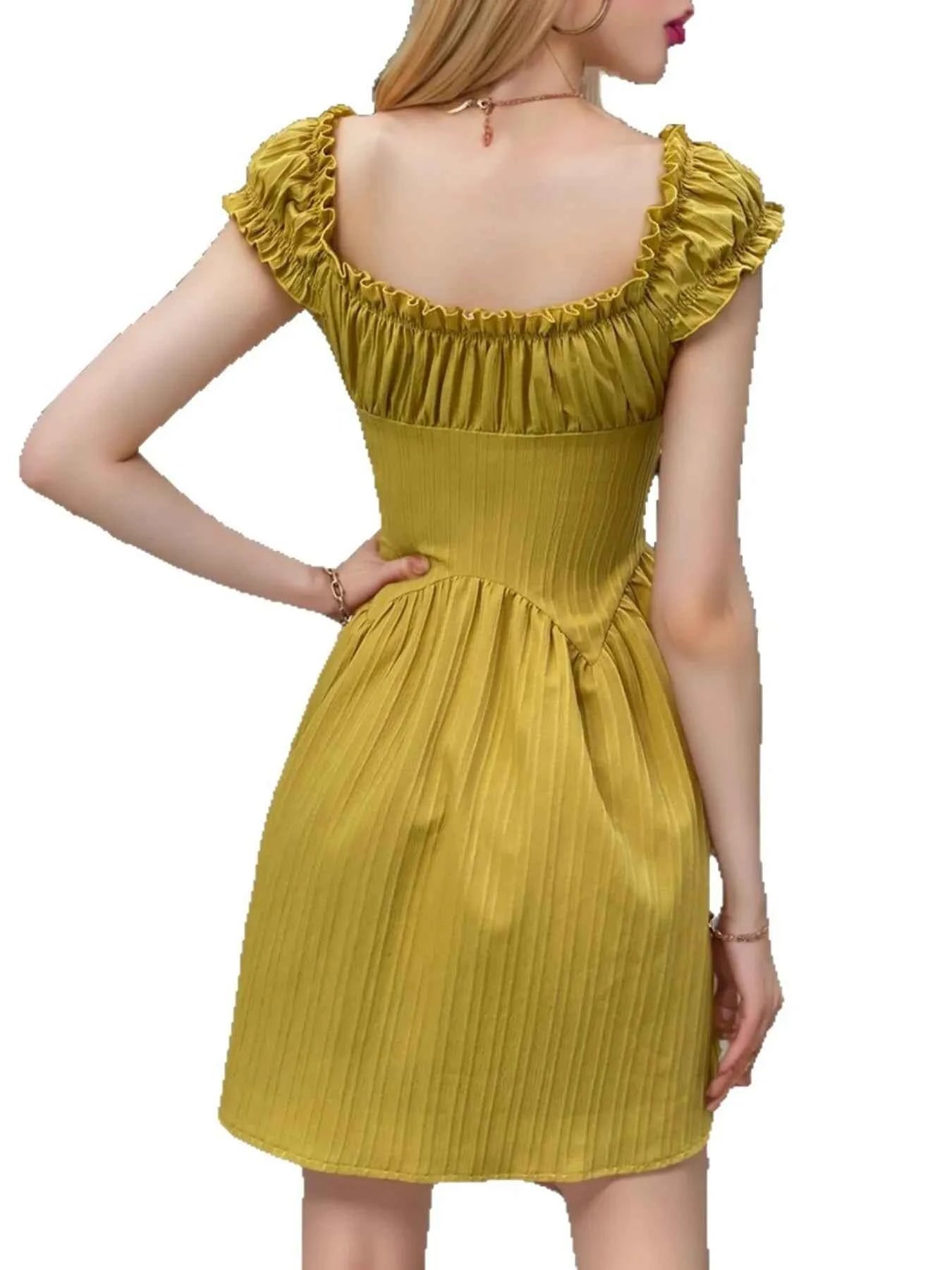 Frill Cap Sleeve Mini Dress 11a63b2fb31d489dacf94308d184c541-Max-Origin