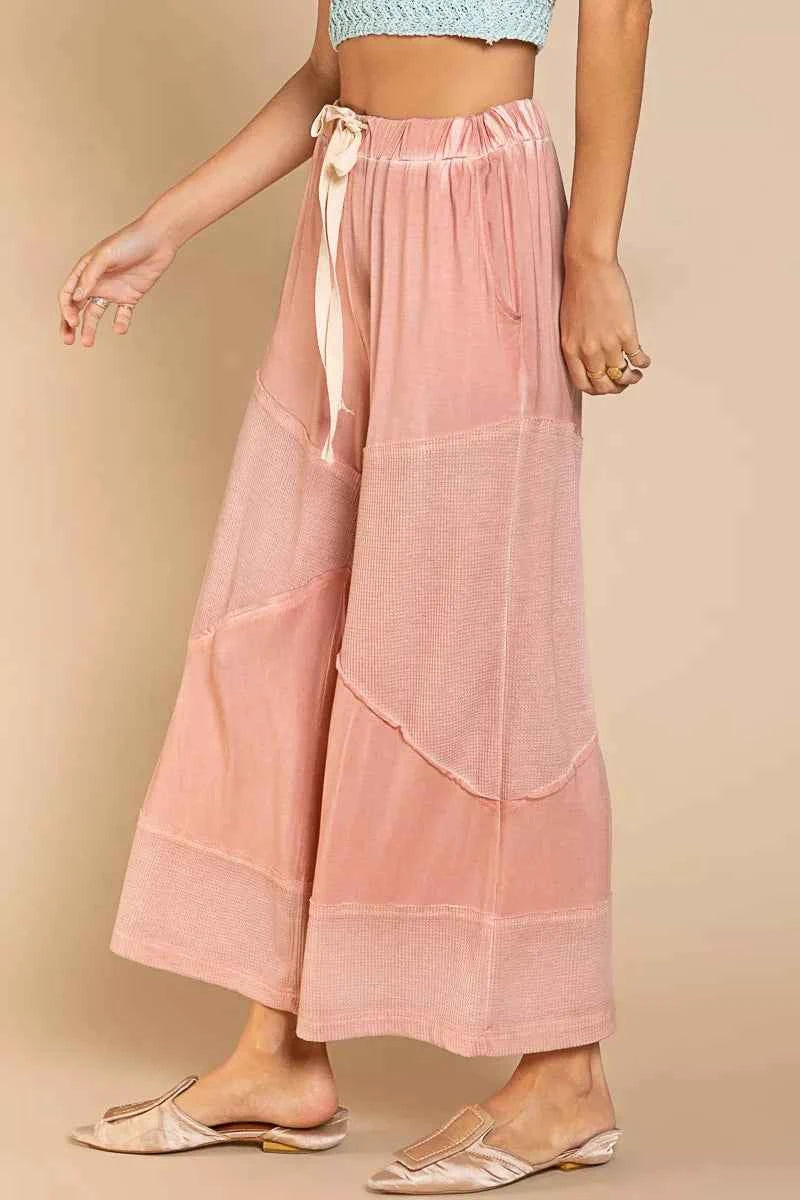 POL Elastic Waistband Wide Leg Pants with Drawstring 11bf114d-3038-45c3-9434-9244cccd4d26-Max-Origin