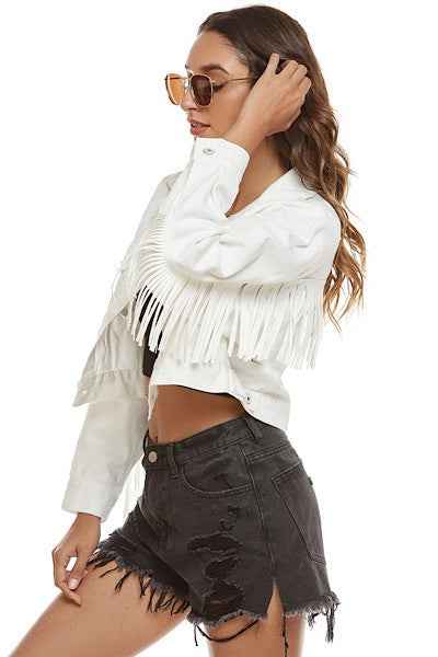 Cropped fringe denim jacket 13692833_618e90c2-dd4c-44ac-ba8e-aff9a17bbd44