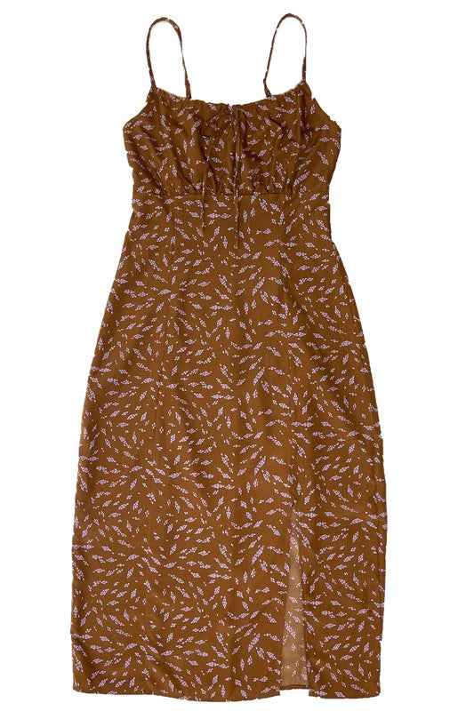 Front Side Slit Maxi Dress RUST 15981630_4e0a088c-a56b-4239-8f70-50fd6d9457ee
