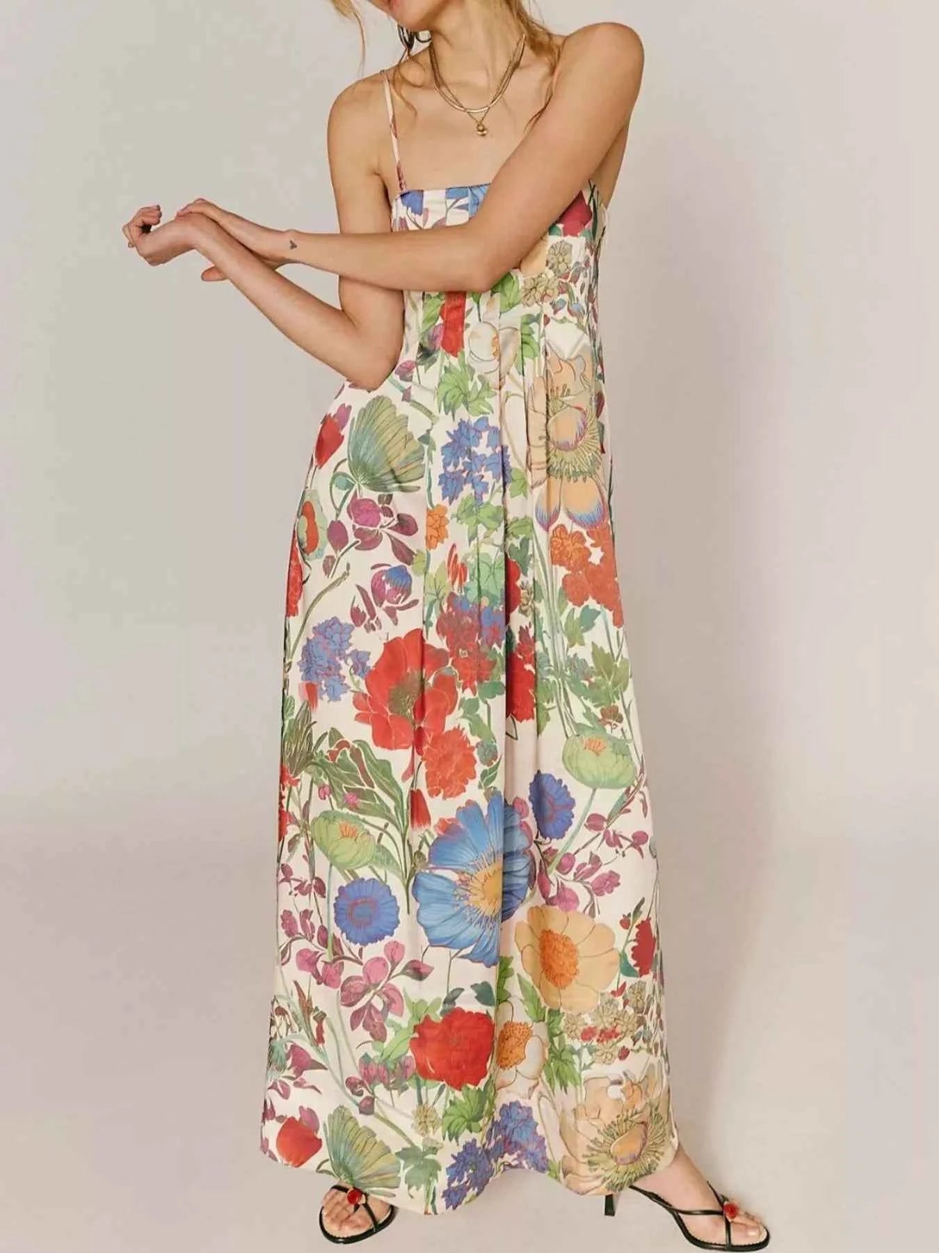 Floral Print Sleeveless Maxi Dress 17b8fac9-59e0-4d5d-a497-49300c4bfffd-Max-Origin