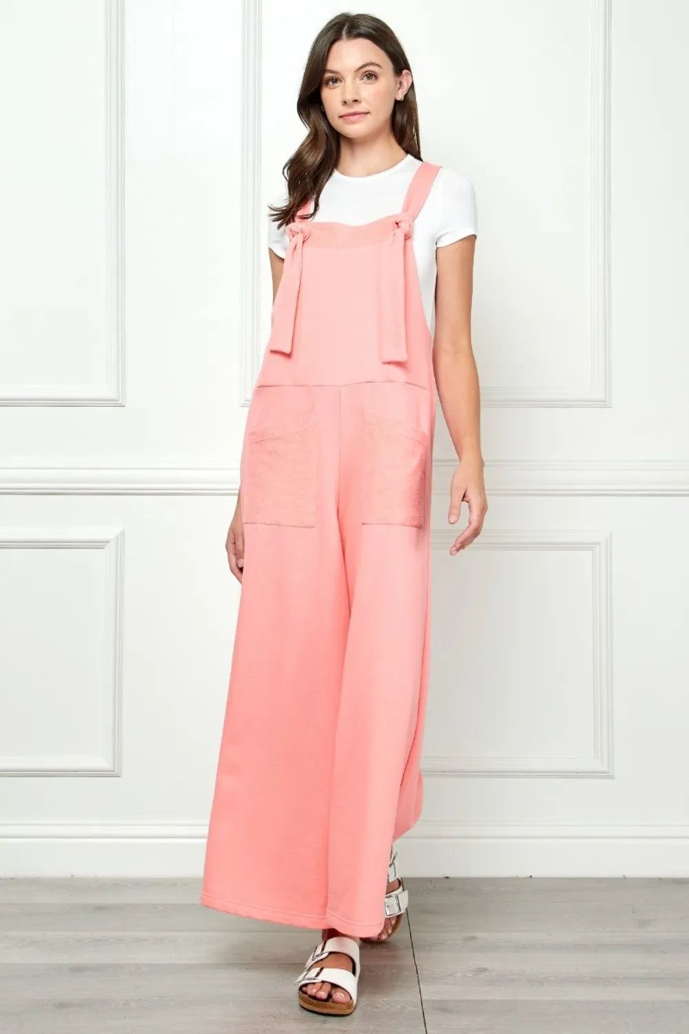 Veveret Wide Strap French Terry Overalls 18b40600-6b1f-4873-b915-57a635698f9b-Max
