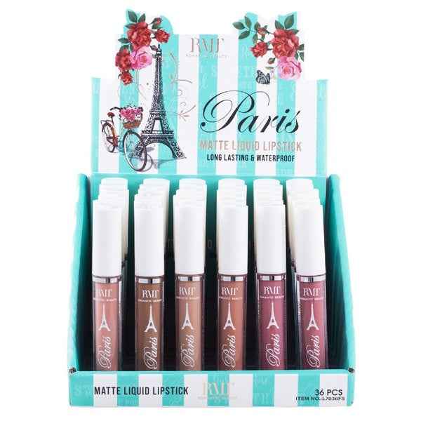 36 PC Paris Liquid Matte Lipstick Nude Assorted One 19039286_0d9896ea-2f7c-4ae0-8aa5-6260a2180e97