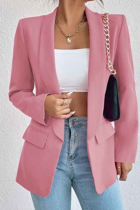 Open front blazer 19189483_96784b88-df4c-4d9f-97e7-46be9ac83d6a