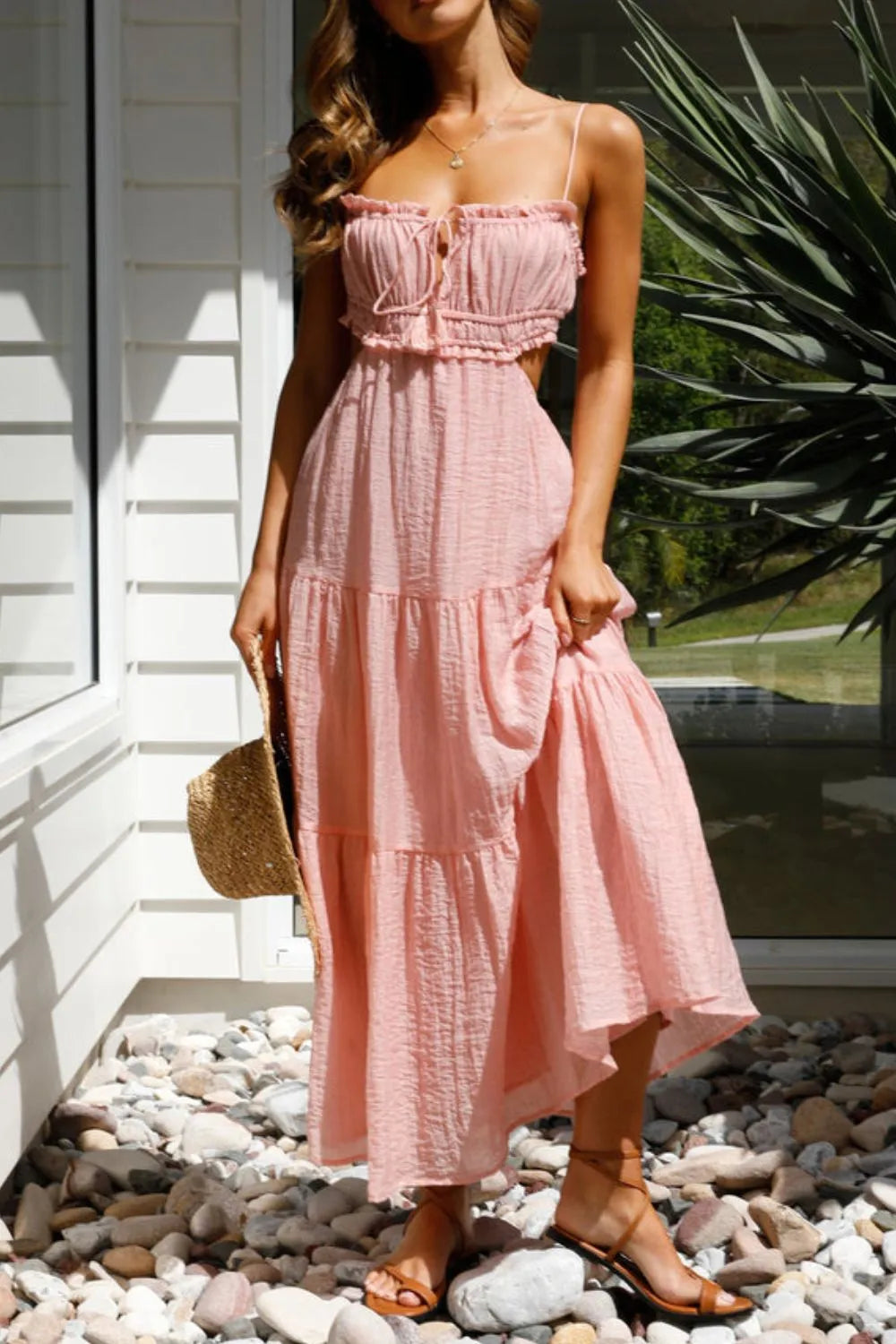 Cutout Square Neck Midi Cami Dress Blush Pink 1b499970-828a-49bf-bca1-b38eff397f6a-Max-Origin