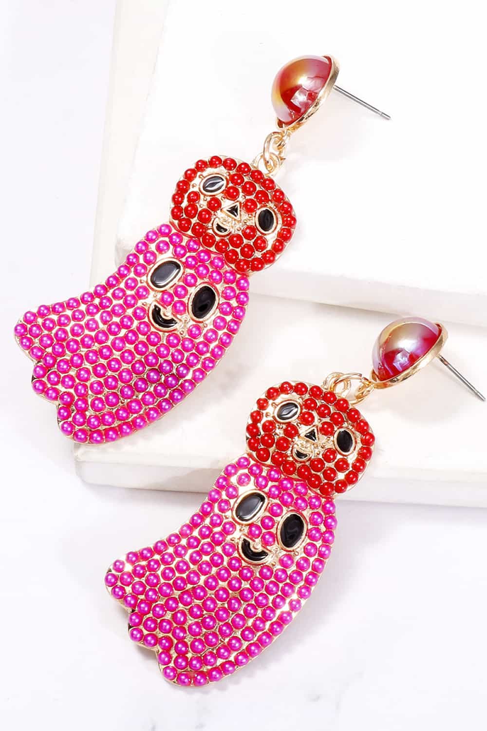 Halloween Ghost Shape Dangle Earrings 1d5e52a391564abbbd282520a0817e16-Max