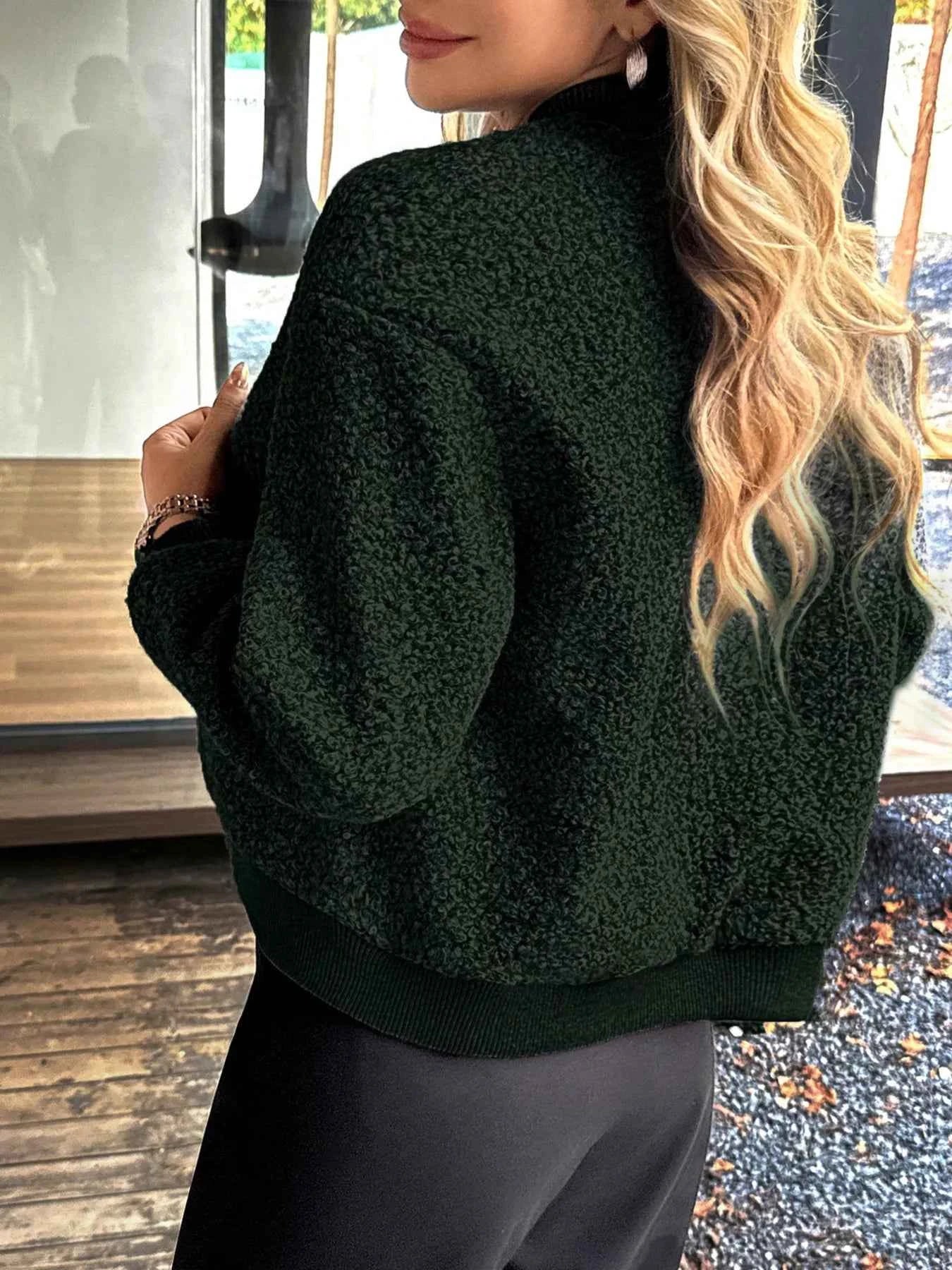 Snap Down Dropped Shoulder Jacket 1d95e255962646d3bdc58caab31fb0aa-Max-Origin