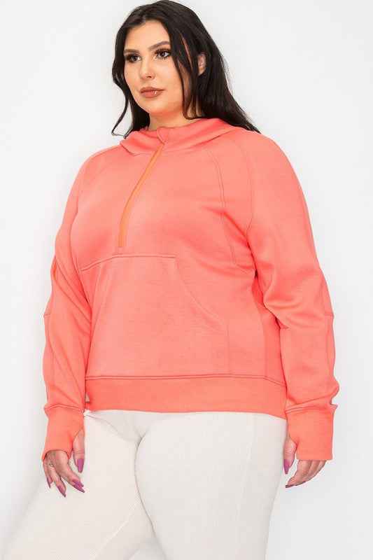 UltraComfy Quarter-Zip Hoodie - XL only 20449233_e154f65d-247a-4d2b-a0d2-cf9f403ef3c3