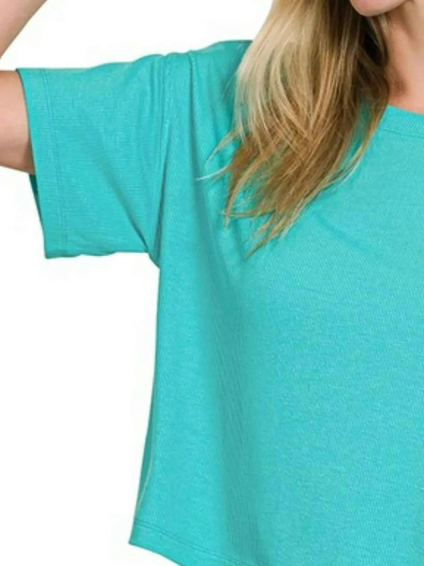 Zenana Ribbed Round-Neck Crop T-Shirt 218c352b-5075-4588-9f9d-714c06060736-Max-Origin