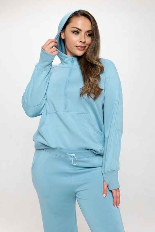 UltraComfy Quarter-Zip Hoodie - XL only 21991265_171391f0-1307-4c73-85e1-488c5e6392e0