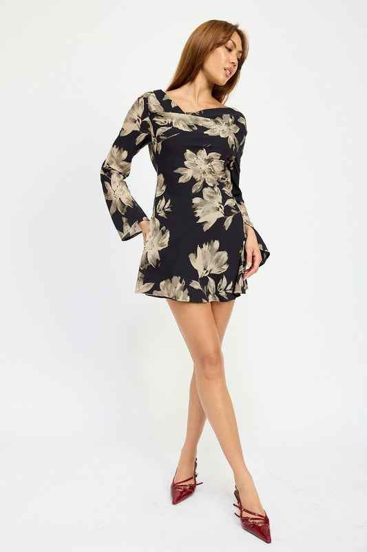 COWL NECK MINI FLARE DRESS WITH OPEN BACK 22073031_b580212b-02f4-4385-b48f-05599fb00a65