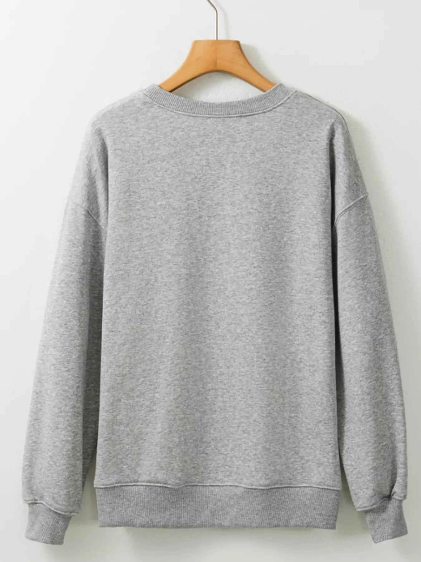 Halloween Ghost Round Neck Sweatshirt 224754af23334310b1627975bcf25e46-Max-Origin