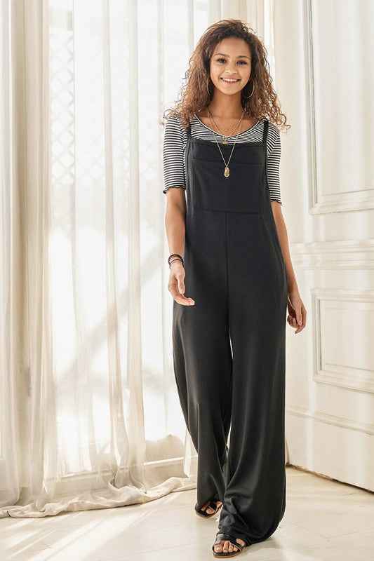 Plus Boho Terry Wide Leg Jumpsuits with Pocket Black 22930840_9886aecc-8430-4cb1-ad05-c75b141b59f5