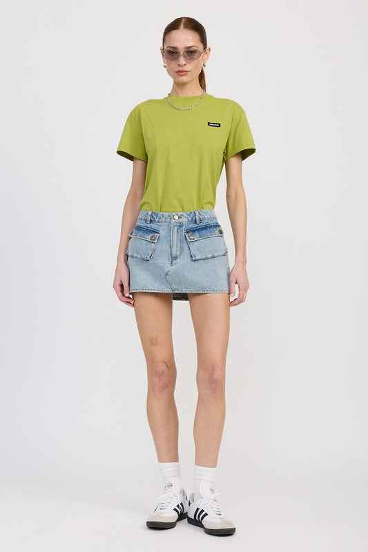 LOW WAIST DENIM MINI SKIRT WITH POCKETS LT DENIM 23203261_0157c354-db39-440a-a19d-201e69fb4e2e