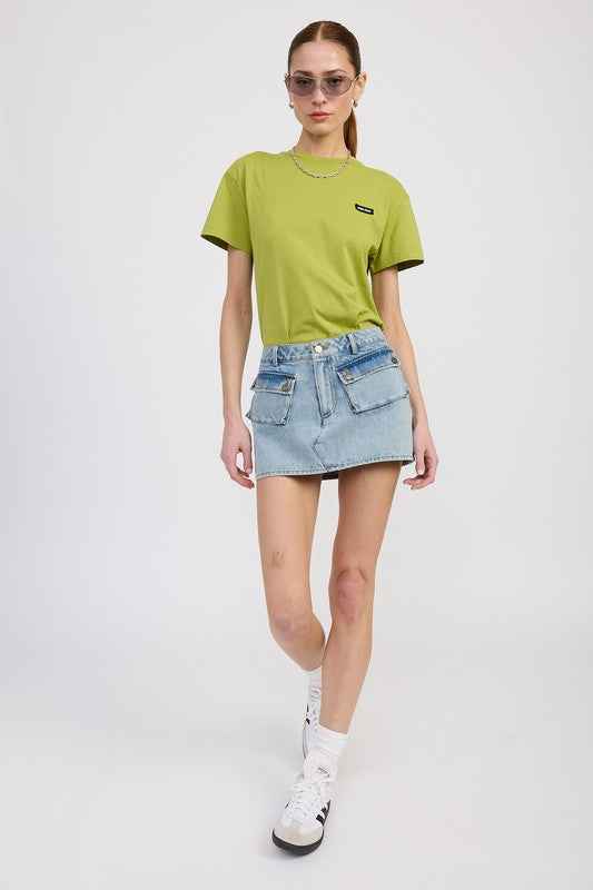 LOW WAIST DENIM MINI SKIRT WITH POCKETS 23203261_227d466d-3ddf-447a-ac57-cf3e26c0110e