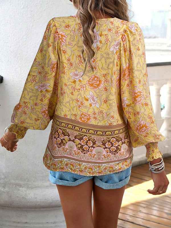 Women's Casual Boho V Neck Top Floral Blouses 23333988_3b968eec-ebe6-4182-ba88-d429089b48f3