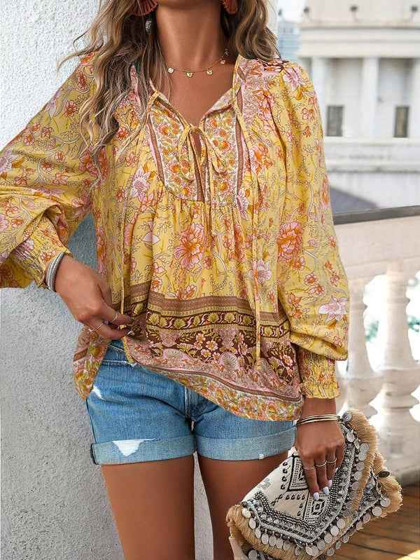 Women's Casual Boho V Neck Top Floral Blouses 23333988_f5ad7ae1-dc75-40d1-8fe1-440cca187279