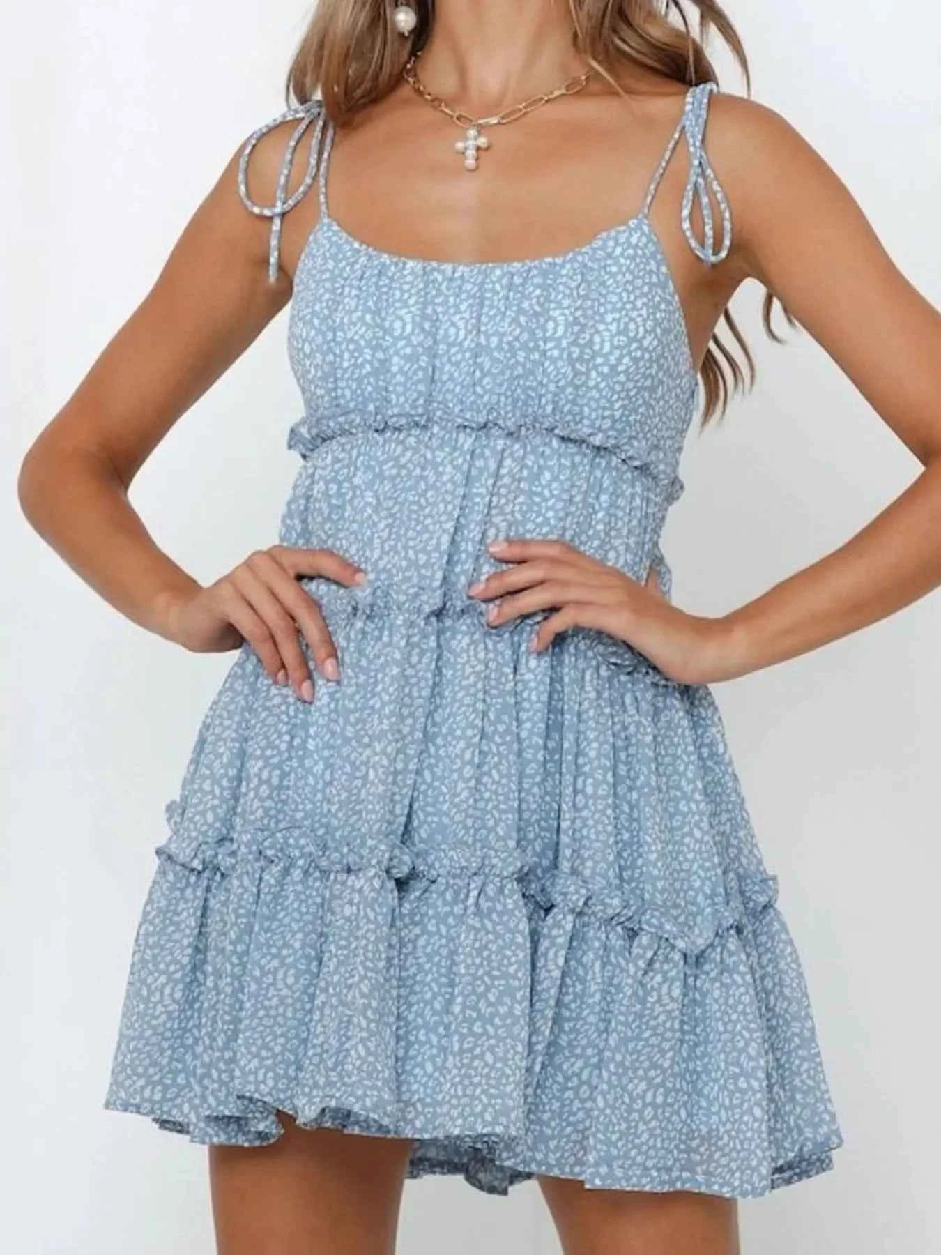 Printed Tie-Strap Tiered Mini Dress 238ab44c-2ac7-4a67-b3fe-ccd086dbfab3-Max-Origin