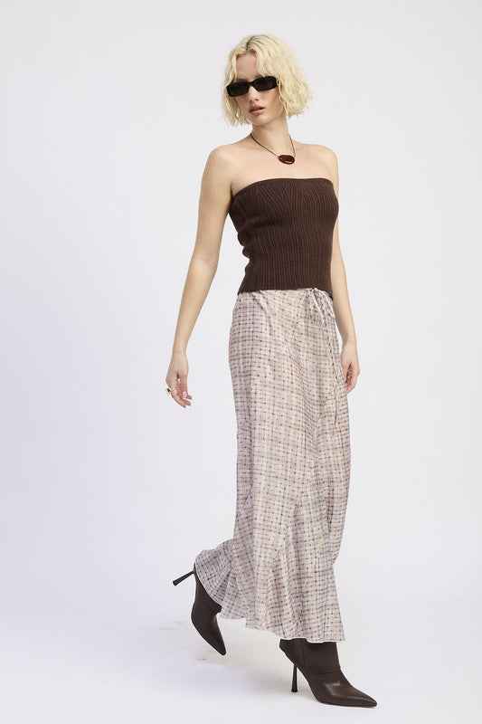 DRAWSTRING MAXI SKIRT WITH ASYMMETRICAL SEAMS 23918821_2e3247a9-e9f8-4289-99fa-c2389b11d285