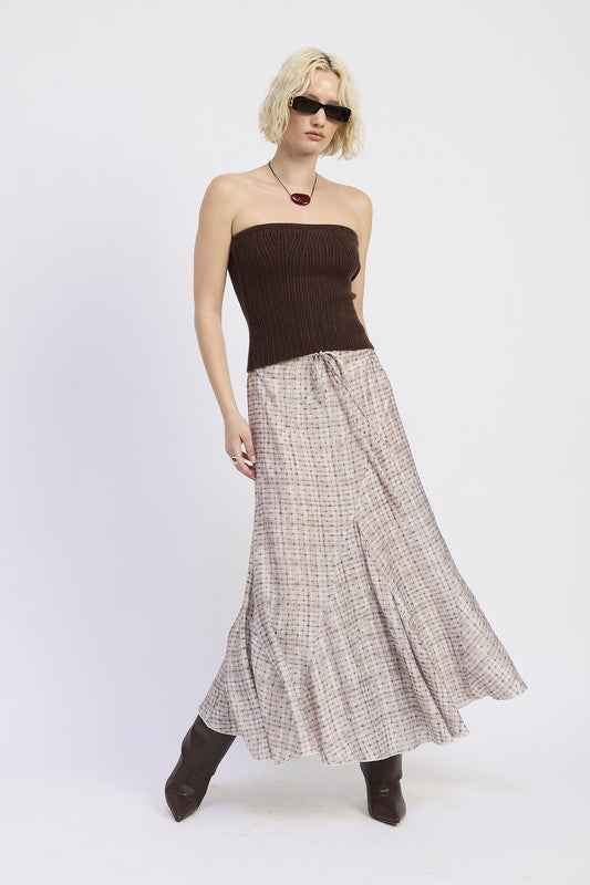 DRAWSTRING MAXI SKIRT WITH ASYMMETRICAL SEAMS 23918821_e80fc2c4-577e-4f86-93c9-893fd26cc295