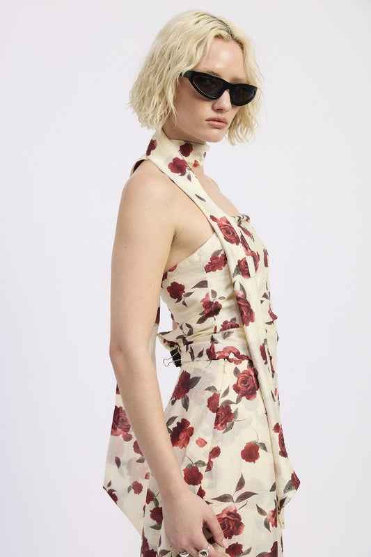 FLORAL PRINT FOULARD TOP 23918886_1780e5a8-c112-48b6-9ff0-88555993694c