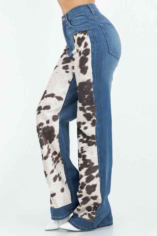 Cow Hide Wide Leg Jean 24117237_4387a1e8-3a4b-459d-a7ae-f925a05a86ff