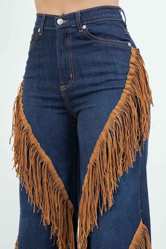 Western Fringe Wide Leg Denim Jeans 24117375_808e1405-c769-43bf-8408-0631beeac16a