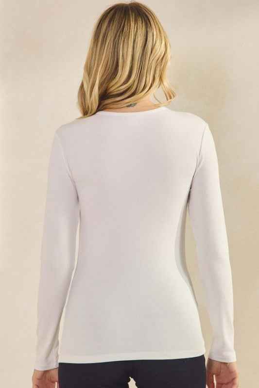 Pure Comfort Viscose Ribbed Long Sleeve Top 24121844_85cb7710-f4be-4321-b87e-69156a6e8e6b