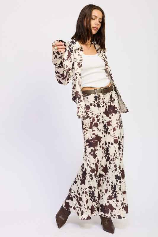 COW PRINTED SATIN SHIRT TOP 24143904_614cbc39-ab24-4712-bf79-8e9bfce8be44