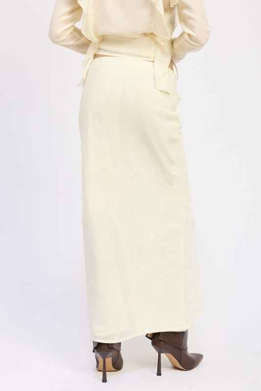 SATIN MAXI SKIRT WITH DRAWSTRING 24151975_28bd4129-f36c-40f2-95ca-7169b49d0e46