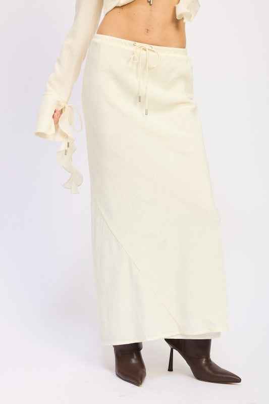 SATIN MAXI SKIRT WITH DRAWSTRING 24151975_9e8fdd98-288e-4d83-857d-48e458f9dd02