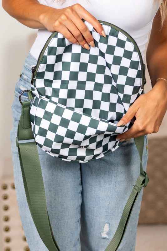 Olivia Nylon Checkered Foldover Crossbody 24279550_3f93fd0f-5150-4e90-8477-ab17bd2d9579