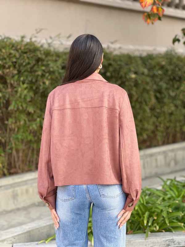 Suede Button Up Solid with Pockets Cropped Jacket 24563196_ee839b25-e626-4137-a47d-f8eff25fb7a2