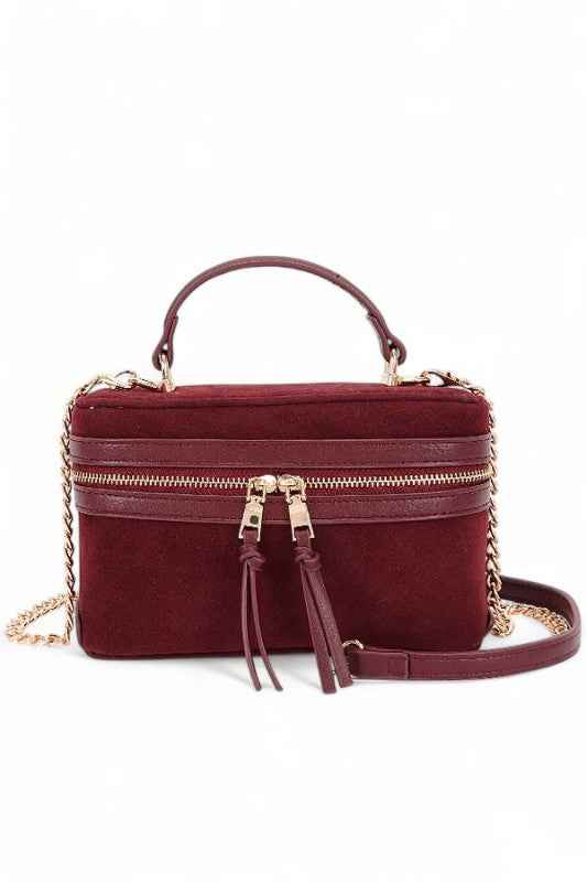 Top Handle Vanity Case Convertible Crossbody Bag Burgundy O S 24693473_a9ef03ad-b6d6-4e20-a22c-45adb79d437e